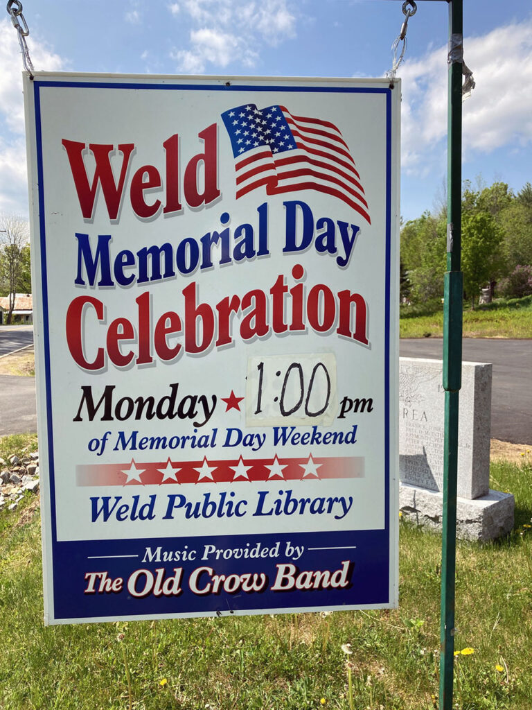 Weld Library Memorial Day Celebration