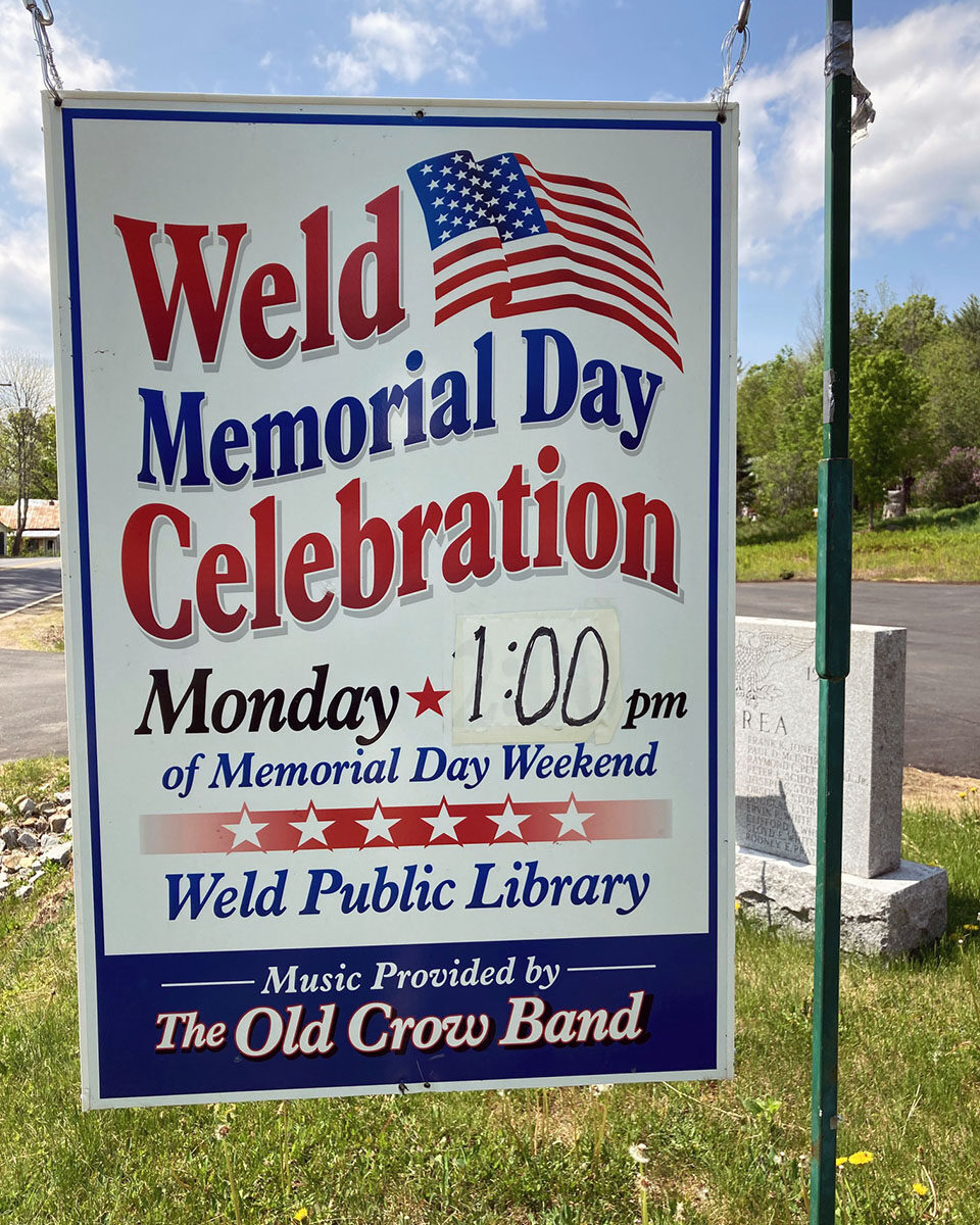 Weld Library Memorial Day Celebration