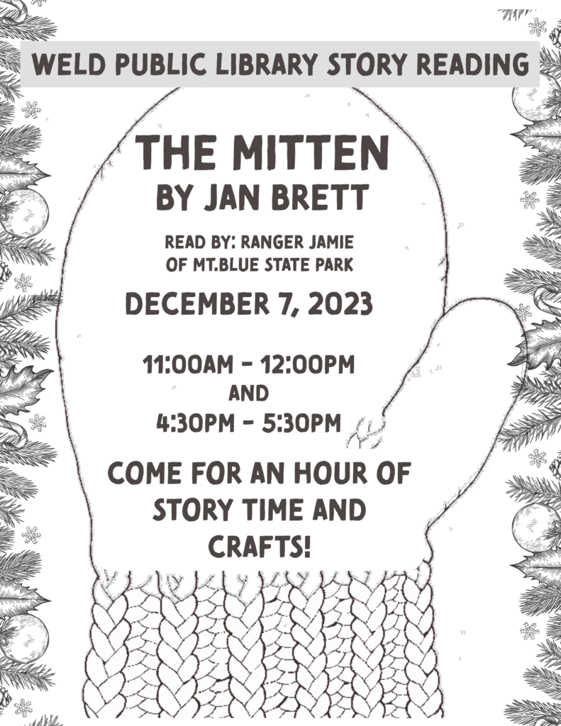 The Mitten Reading December 7