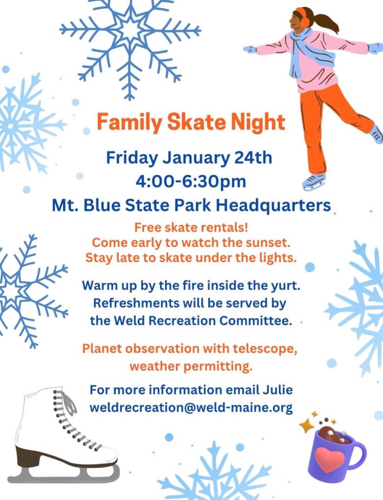 Family Skate Night Weld Rec